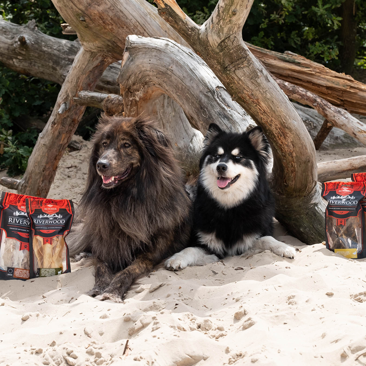 Chew snacks with meat | dried dog snacks | Beef flat | 150 grams
