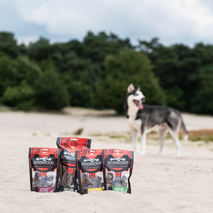 Hondensnacks met vlees | gedroogde snacks | Vleesstrips Paard | 150 gram