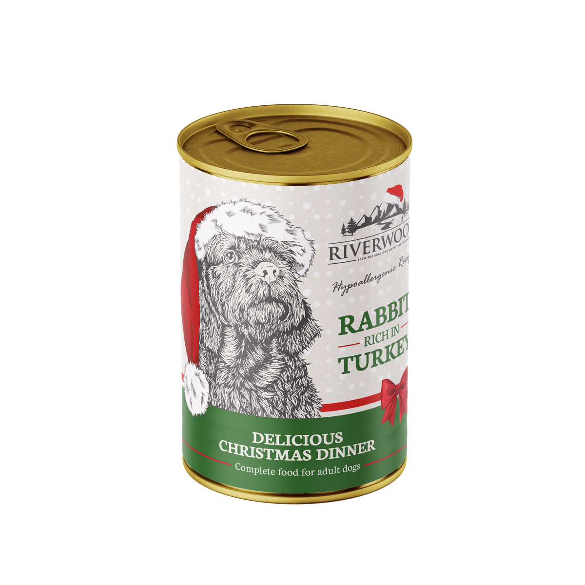 Konijn & Kalkoen | Mono Proteïne 6x400 gram | Kersteditie