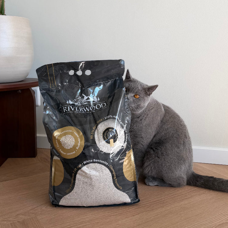 Bentoniet Kattenbakvulling | Stofvrij | 12 KG | Geurloos / Naturel