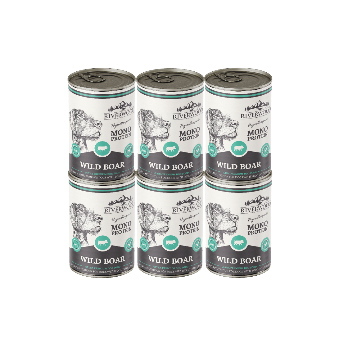Wildzwijn mono proteïne 6x400 gram