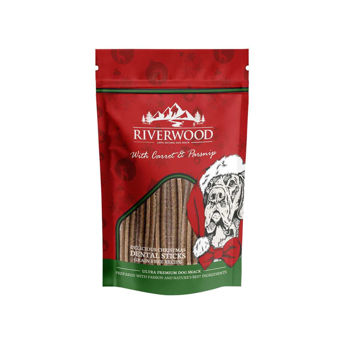 Dental sticks voor honden | Wortel & Pastinaak | 250 gram | Kersteditie