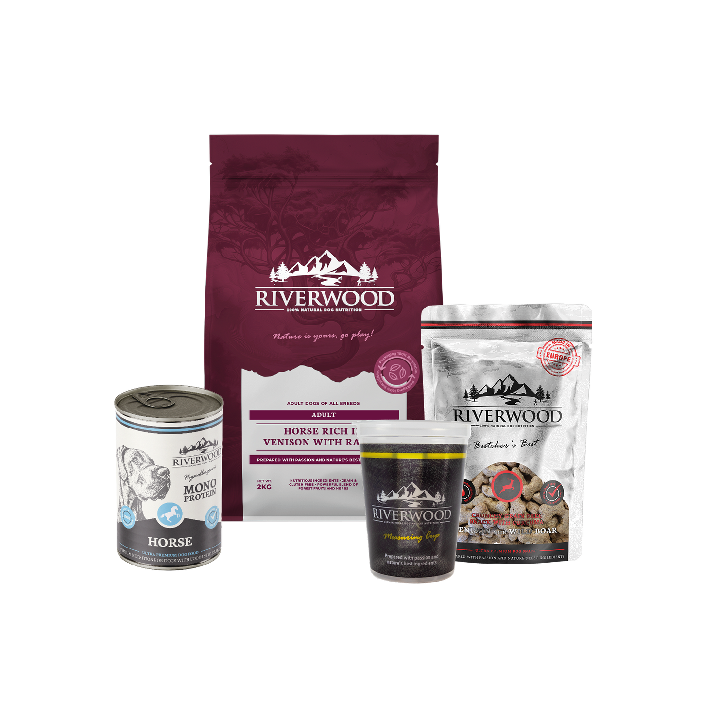 Dog food with meat | Value pack Adult Horse & Deer with Rabbit XL