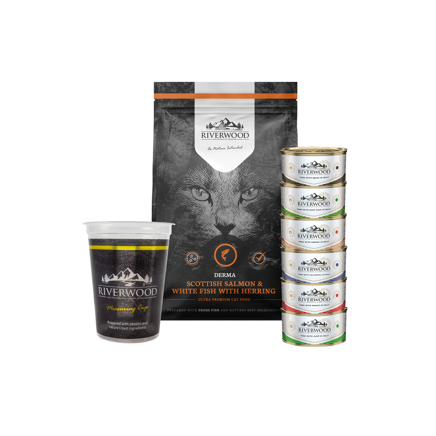 Kattenvoer met vis | Voordeelpakket voor katten | Derma XL