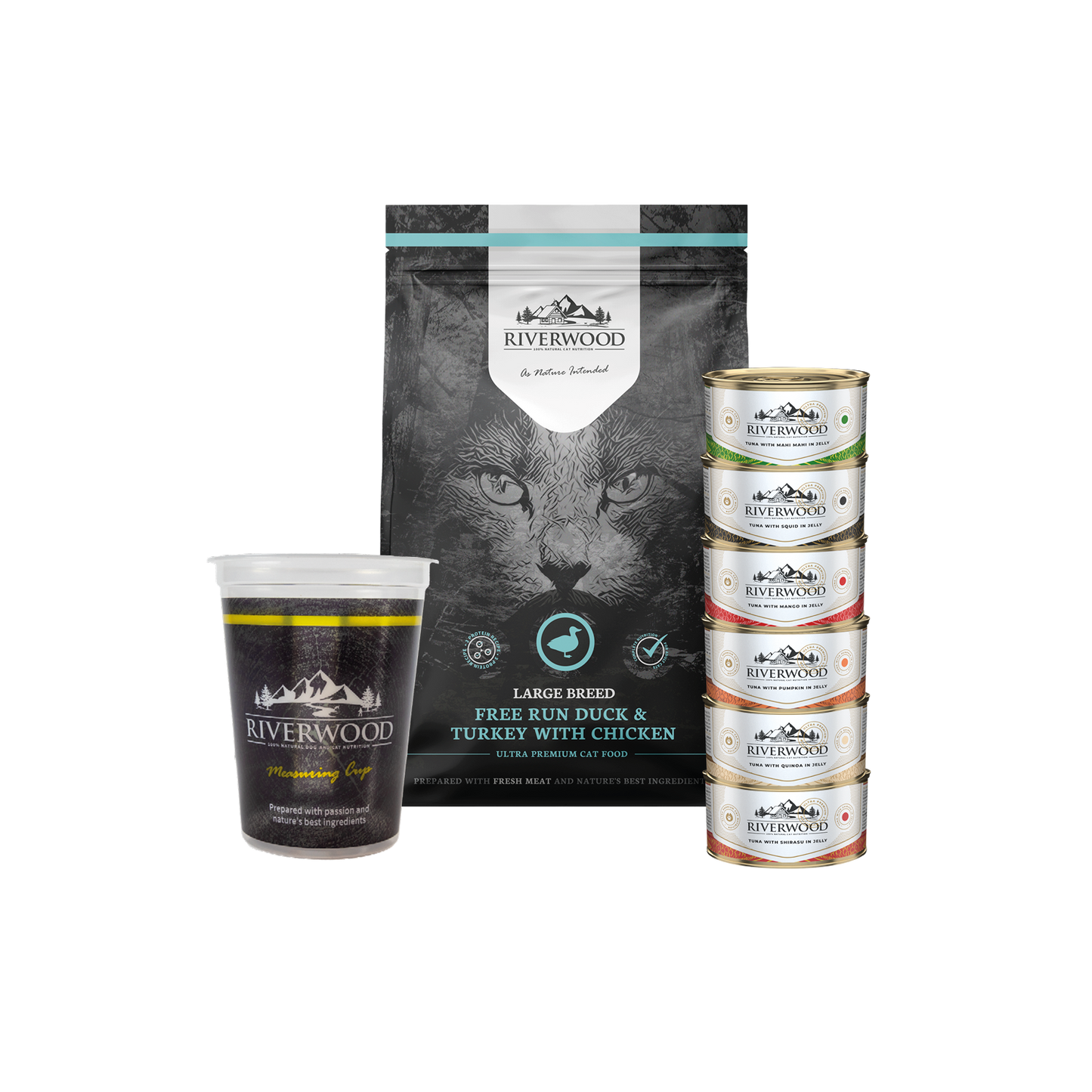 Kattenvoer met vlees | Voordeelpakket voor katten | Large Breed XL