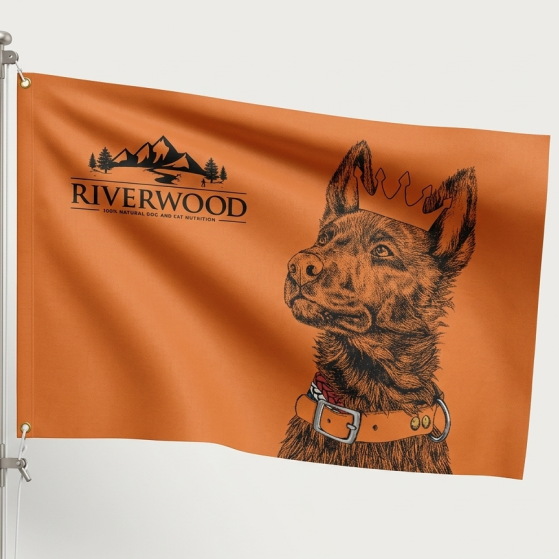 Riverwood Orange Flagge | Merchandise