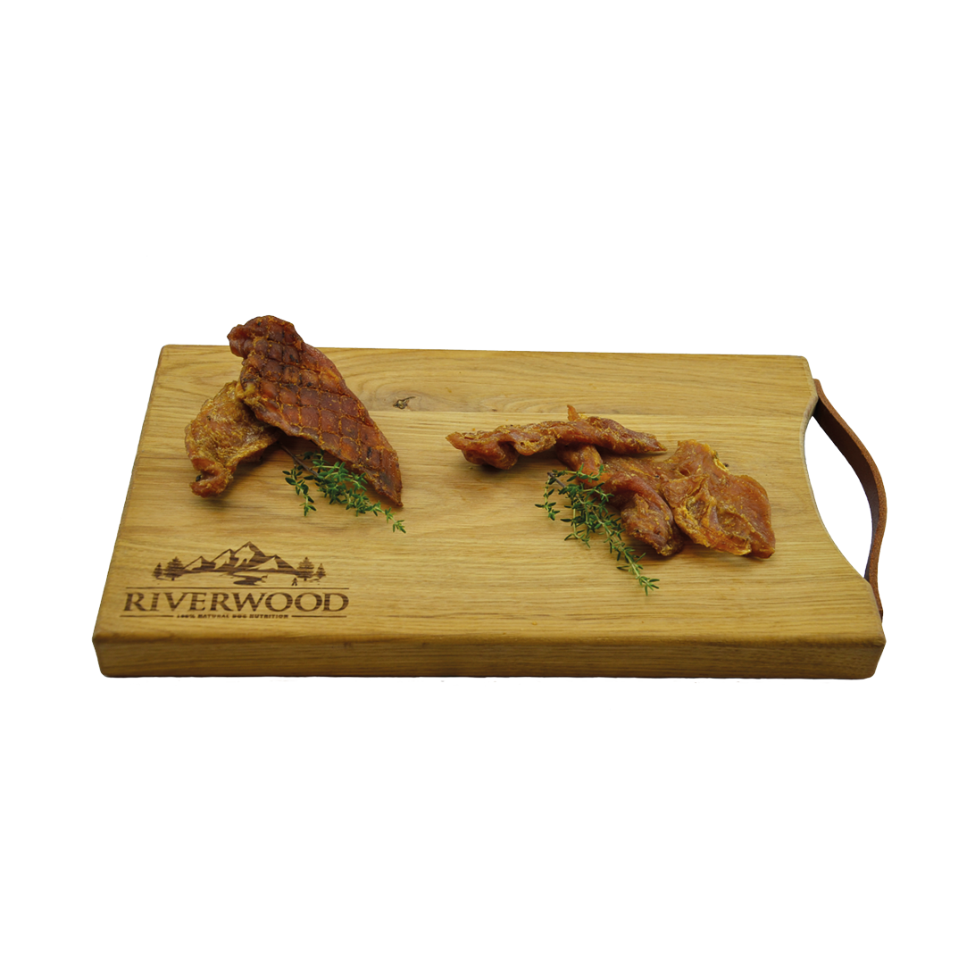 Snacks masticables con carne | snacks secos para perros | Pechuga de pollo | 100 gramos