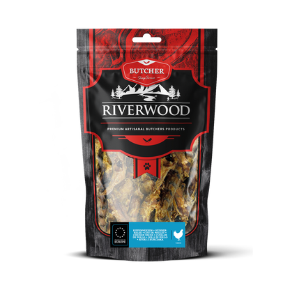 Kauwsnacks met vlees | gedroogde hondensnacks | Kippennekken 200 gram