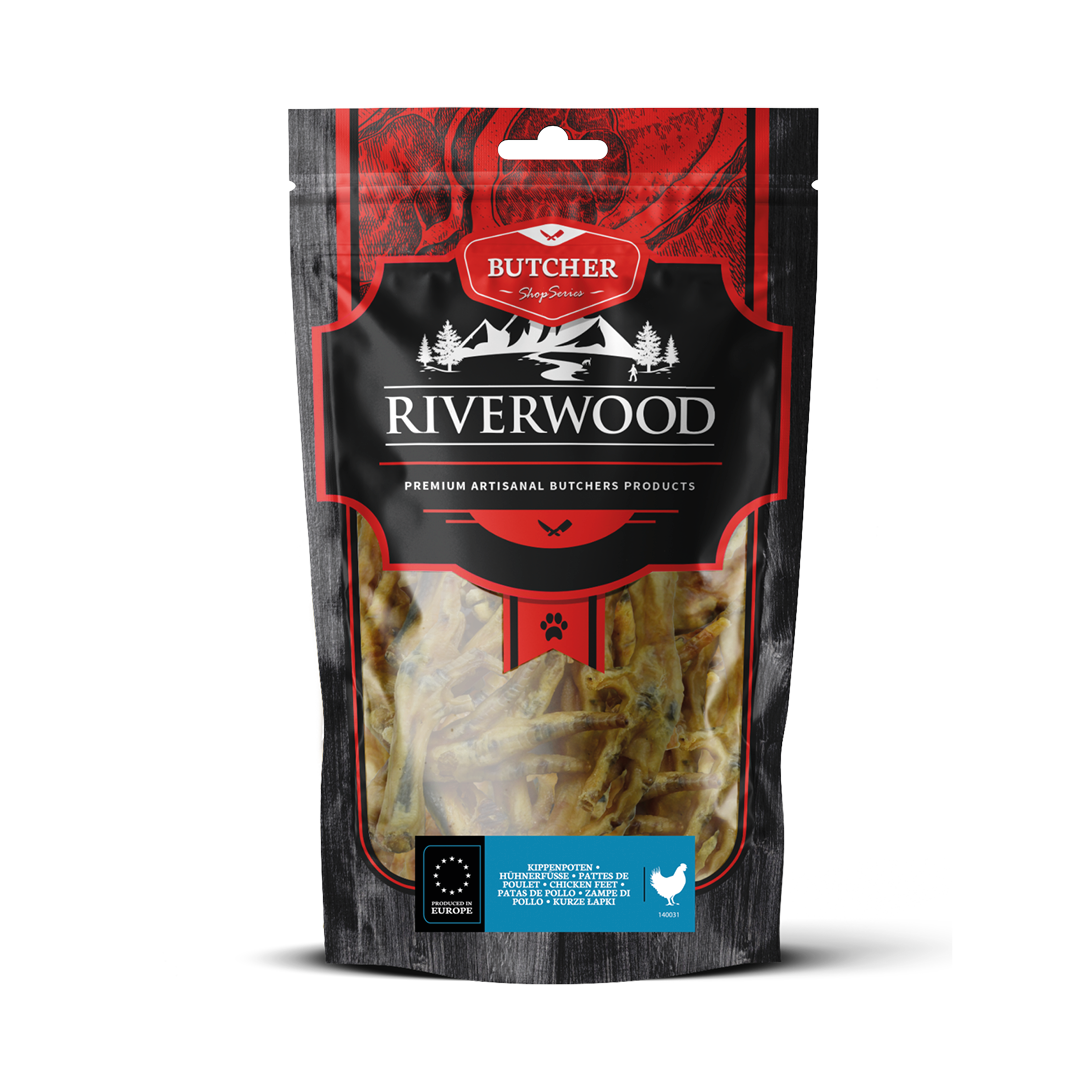 Kausnacks mit Fleisch | getrocknete Hundesnacks | Hähnchenfüße | 200 Gramm