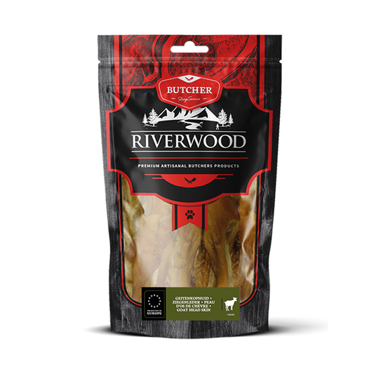 Kauwsnacks met vlees | gedroogde hondensnacks | Geitenkophuid | 150 gram