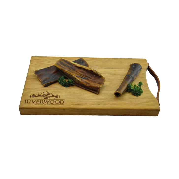 Friandises à mâcher avec viande | snacks secs pour chiens | peau de cerf | 200 grammes