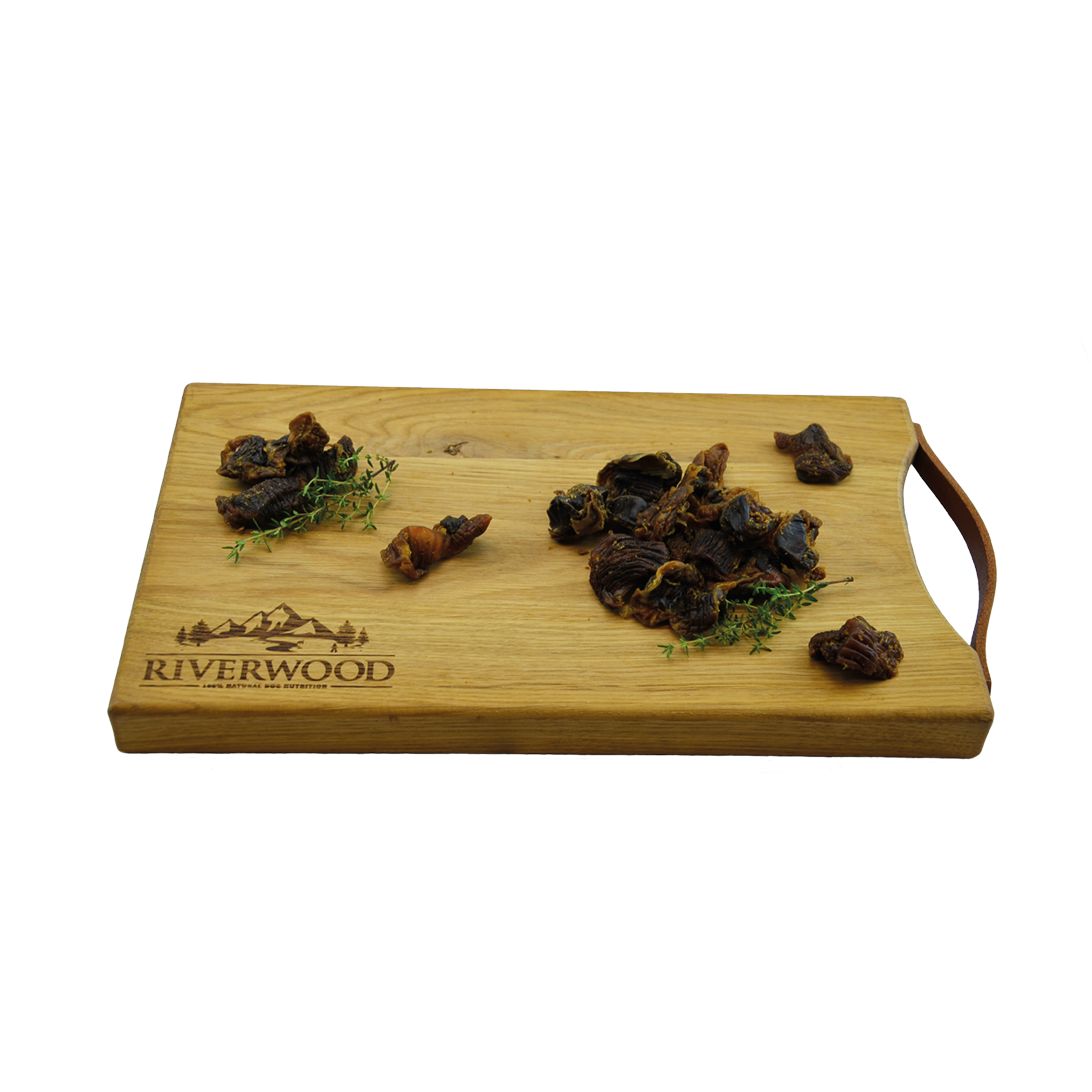 Hundesnacks mit Fleisch | getrocknete Snacks | Hühnermägen | 150 Gramm