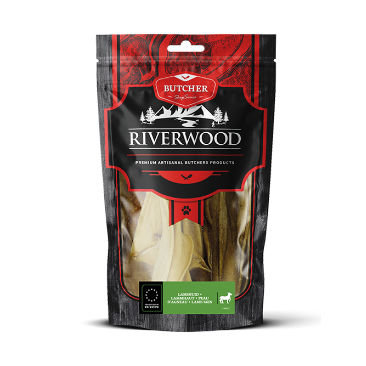 Chew snacks with meat | dried dog snacks | Lamb hide | 100 grams