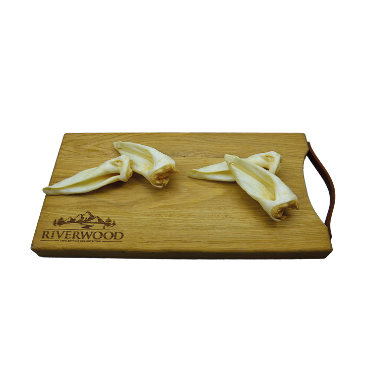 Kauwsnacks met vlees | gedroogde hondensnacks | Lamsoren zonder vacht | 100 gram