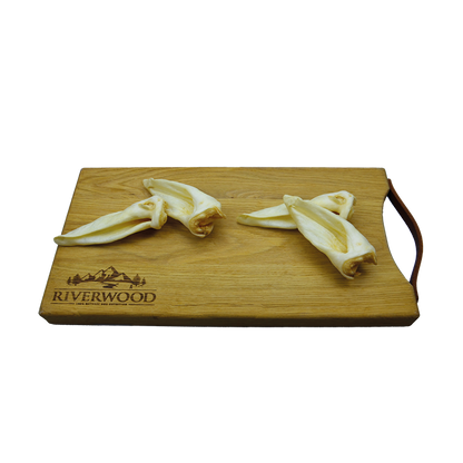 Kauwsnacks met vlees | gedroogde hondensnacks | Lamsoren zonder vacht | 100 gram