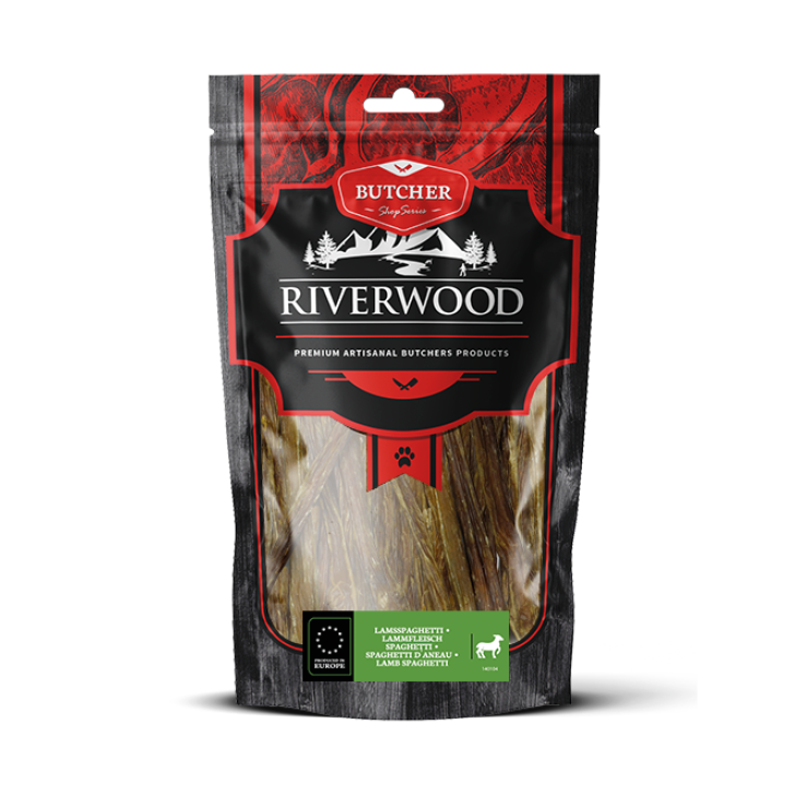 Kauwsnacks met vlees | gedroogde hondensnacks | Lamsspaghetti | 100 gram