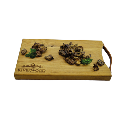 Kausnacks mit Fleisch | getrocknete Hundesnacks | Rinderlungenstücke | 150 Gramm