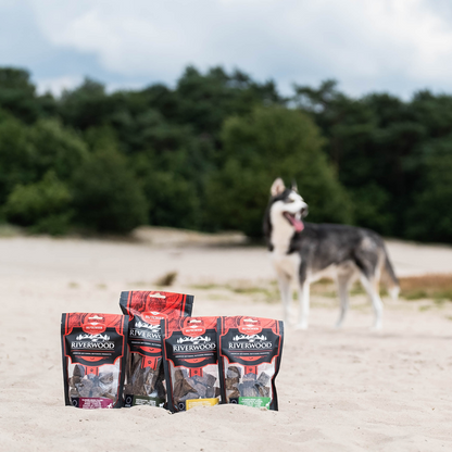 Hondensnacks met vlees | gedroogde snacks | Vleesstrips Paard | 150 gram