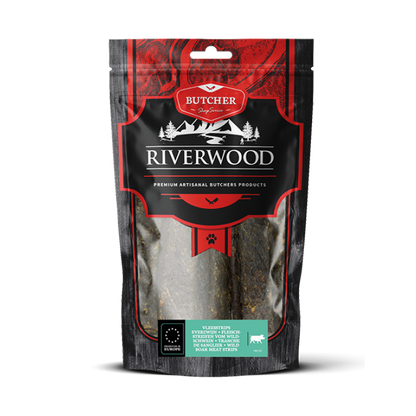 Dog snacks with meat | dried snacks | Wild boar meat strips | 150 grams