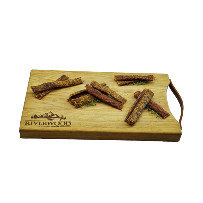 Hundesnacks mit Fleisch | getrocknete Snacks | Fleischstreifen Kaninchen | 150 Gramm