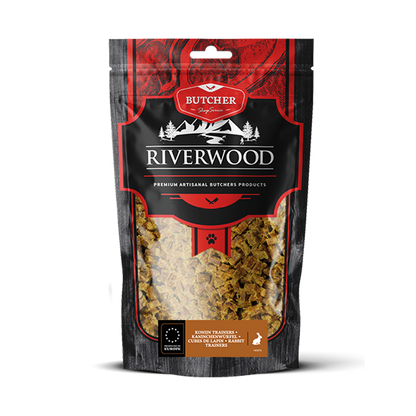 Hund- und Katzensnacks mit Fleisch | Belohnungssnacks | Kaninchen-Trainer | 150 Gramm