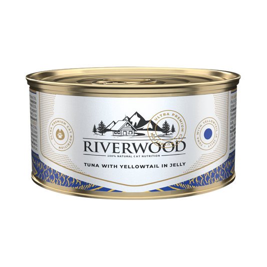 Natvoer voor Katten met vis | Tonijn met Barnsteenmakreel | 85 gram | Caviar for Cats