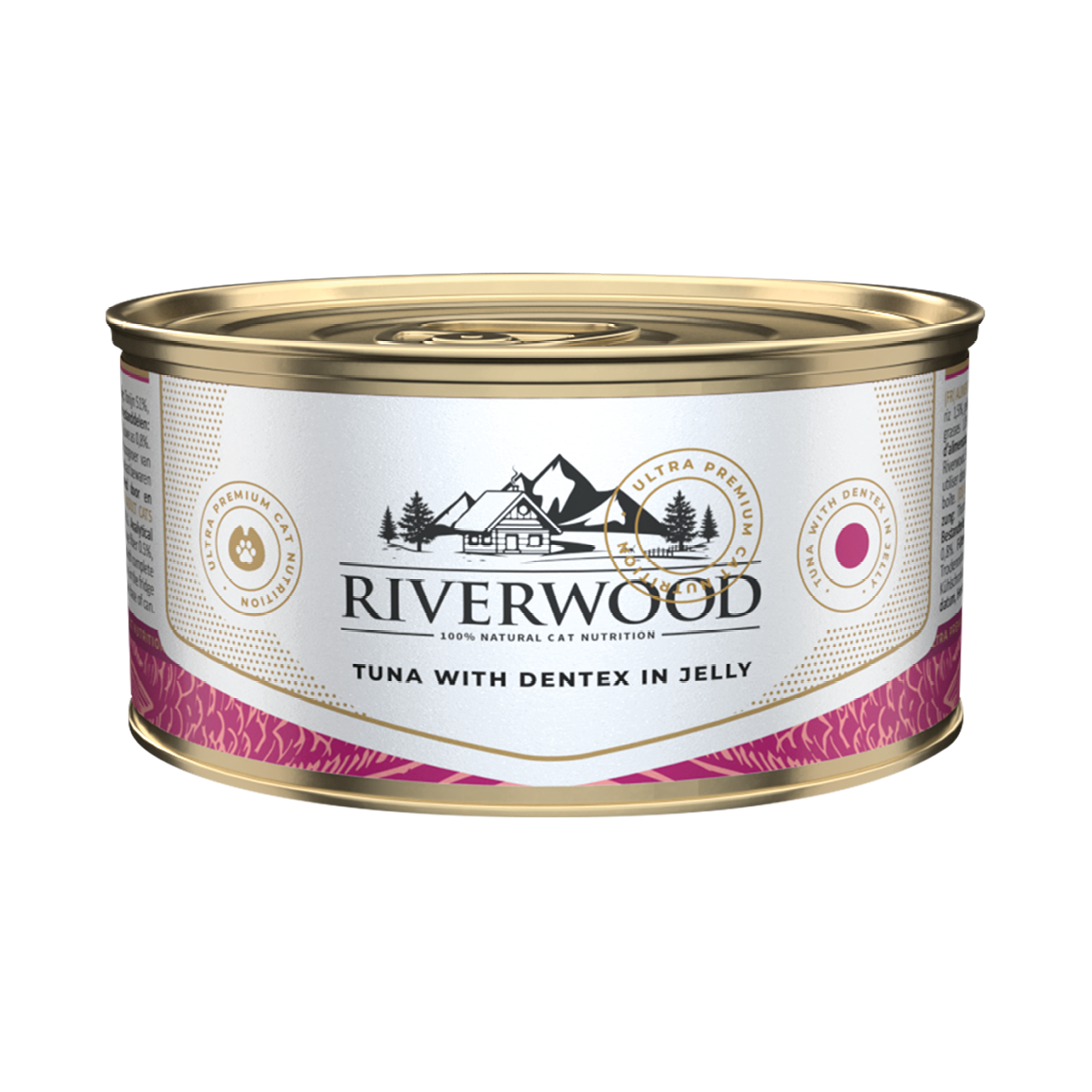 Wet food for Cats with fish | Tuna with Dentex | 85 grams | Caviar for Cats