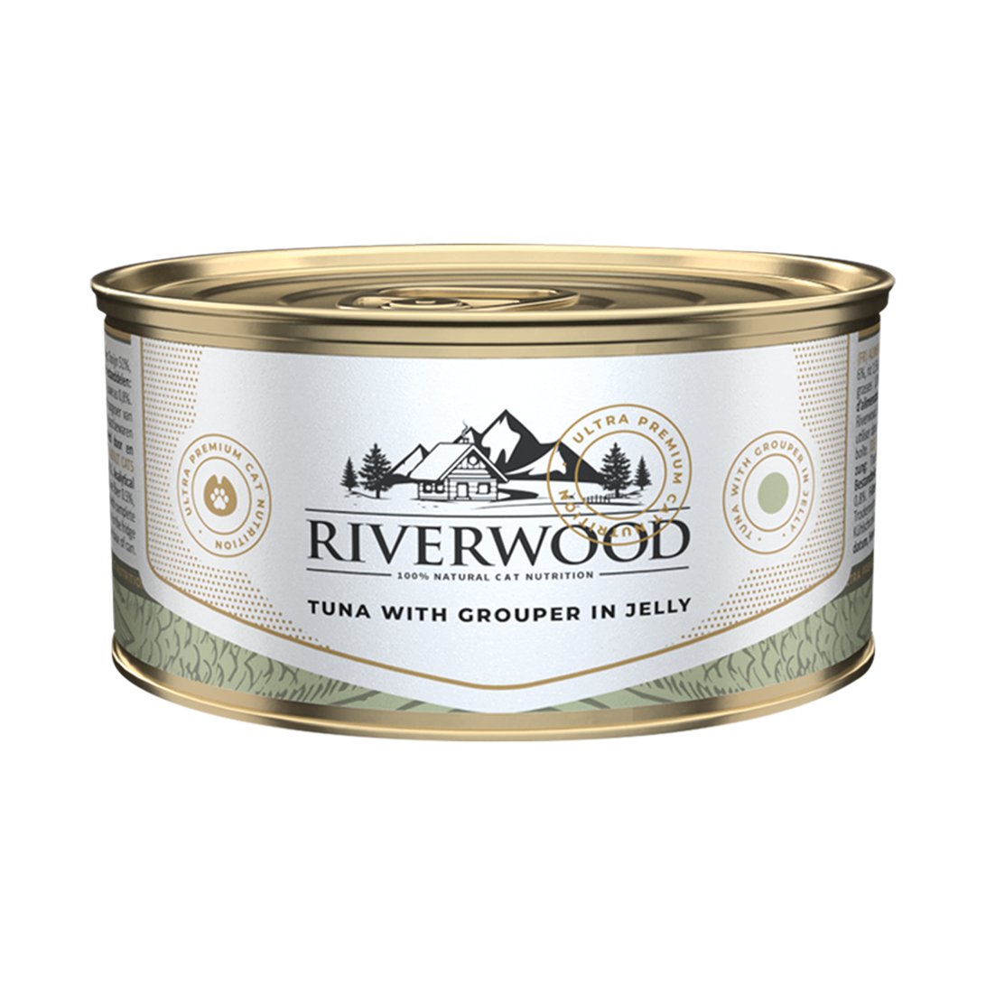 Comida húmeda para gatos con pescado | Atún con sierra | 85 gramos | Caviar para gatos