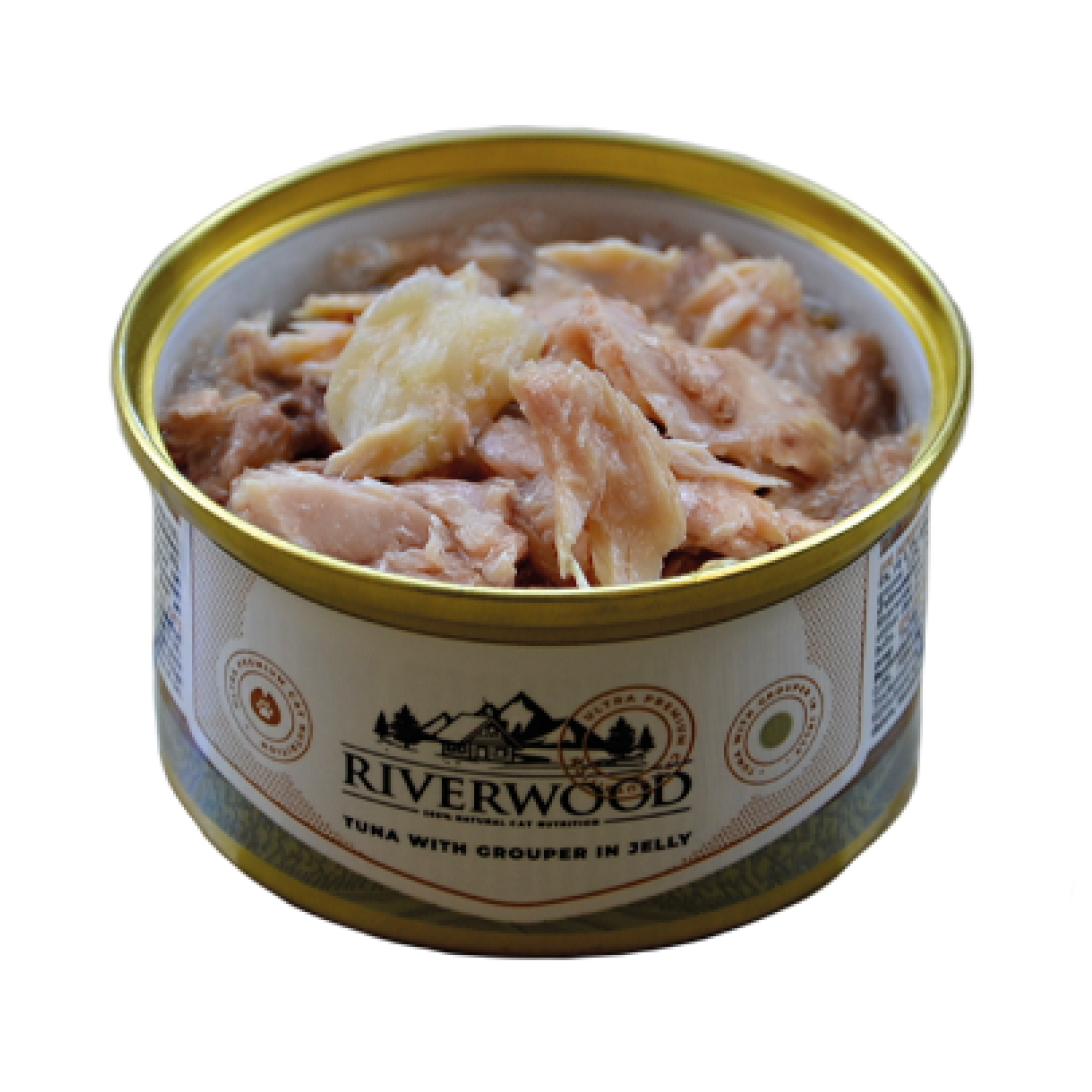 Comida húmeda para gatos con pescado | Atún con sierra | 85 gramos | Caviar para gatos