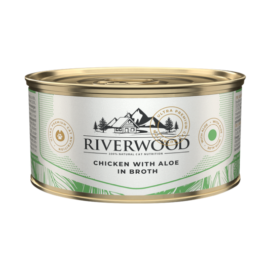 Wet food for cats | Chicken with Aloe Vera in Broth | 85 gram