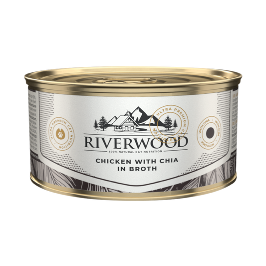Nassfutter für Katzen | Huhn mit Chia in Brühe | 85 gram