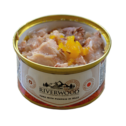 Comida húmeda para gatos con pescado | Atún con calabaza | 85 gramos | Caviar para gatos