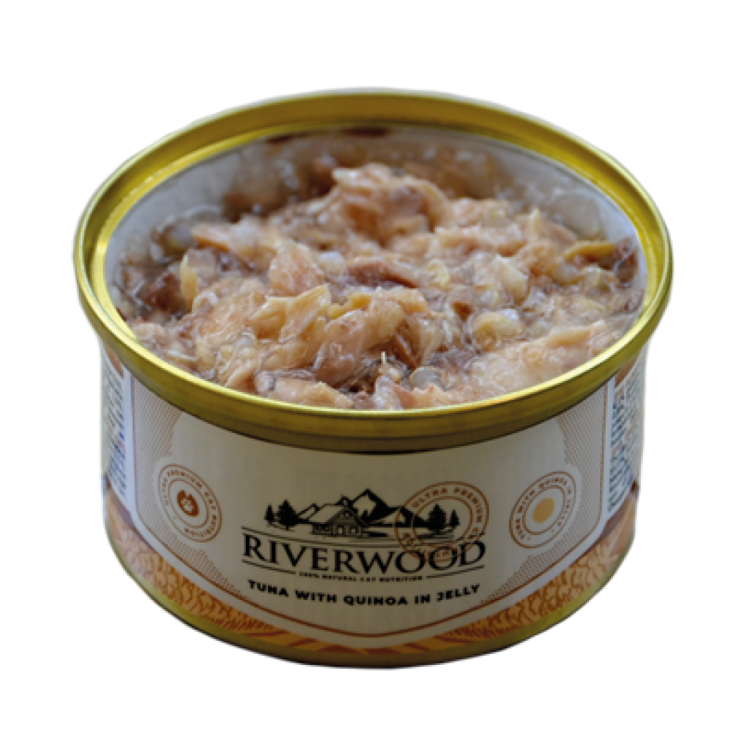 Nourriture humide pour chats au poisson | Thon avec quinoa | 85 grammes | Caviar pour chats