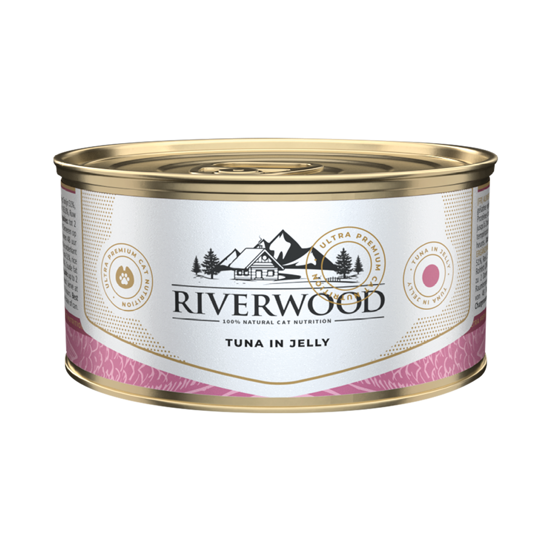 Natvoer voor Katten met vis | Tonijn in Gelei | 85 gram | Caviar for Cats