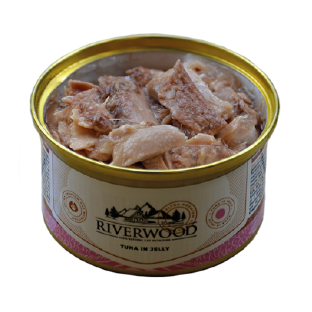Natvoer voor Katten met vis | Tonijn in Gelei | 85 gram | Caviar for Cats
