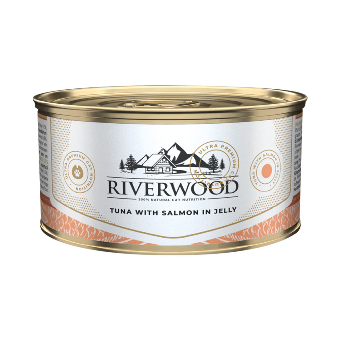 Wet food for Cats with fish | Tuna with Salmon | 85 grams | Caviar for Cats