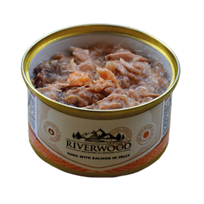 Wet food for Cats with fish | Tuna with Salmon | 85 grams | Caviar for Cats