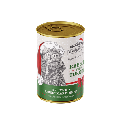 Konijn & Kalkoen | Mono Proteïne 6x400 gram | Kersteditie