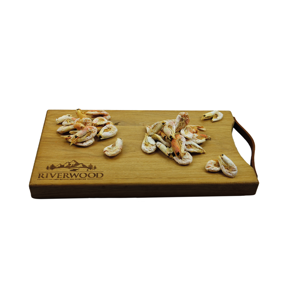 Hondensnacks met vis | gedroogde hondensnacks | Garnalen | 90 gram