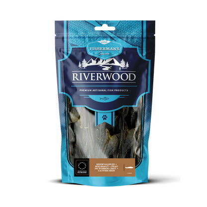 Chew snacks with fish | dried dog snacks | Catfish skin 18-22 cm | 200 grams