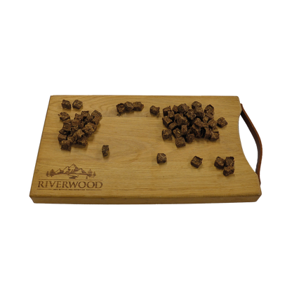 Dog snacks with fish | reward snacks | Mini Cubes Cod with Shrimp | 125 grams