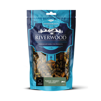 Hondensnacks met vis | gedroogde hondensnacks | Mosselen | 100 gram
