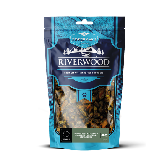 Hondensnacks met vis | gedroogde hondensnacks | Mosselen | 100 gram