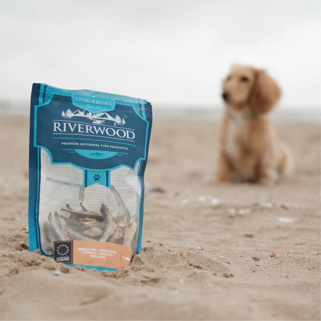 Snacks masticables con pescado | snacks secos para perros y gatos | espadines | 100 gramos