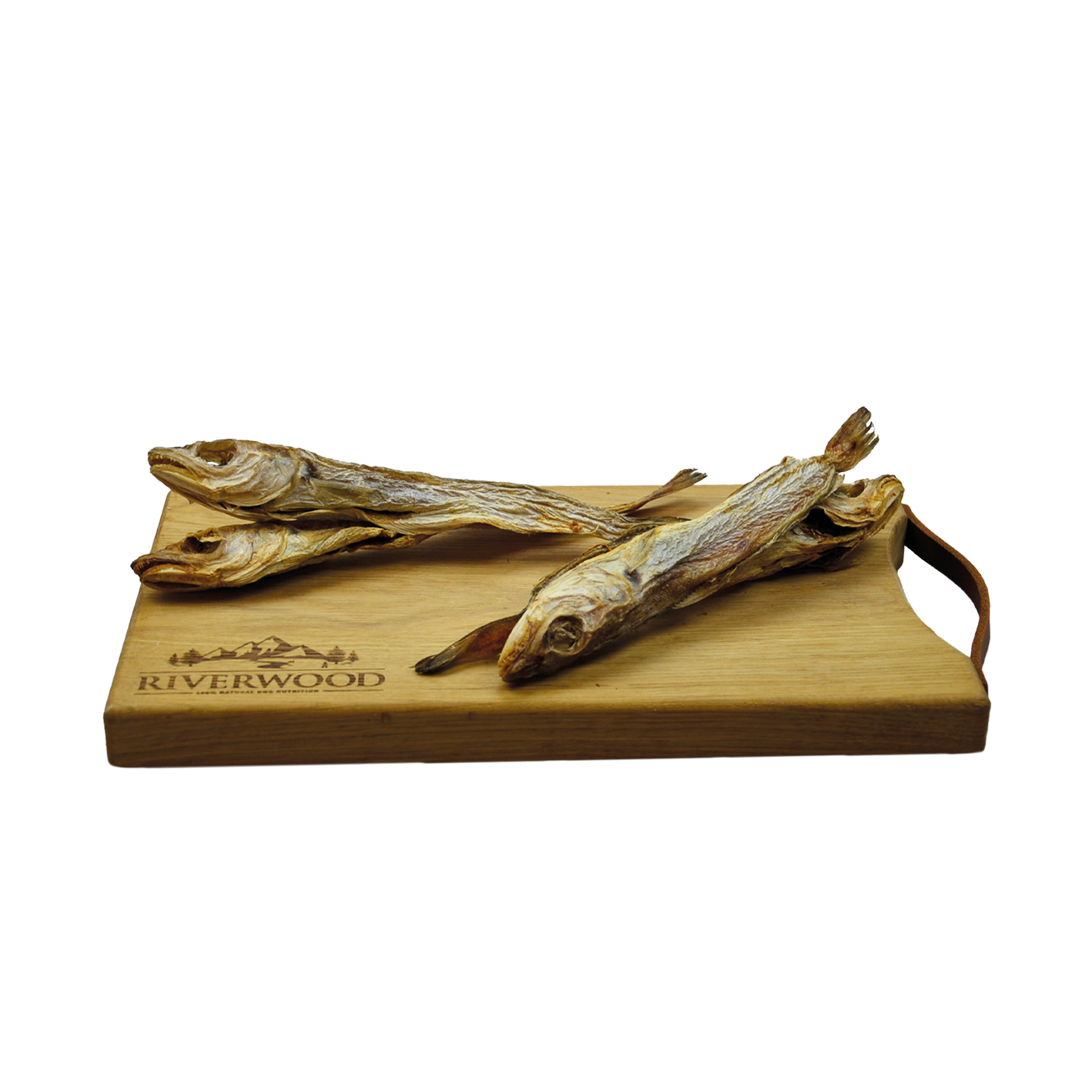 Kausnacks mit Fisch | getrocknete Hundesnacks | Wittling | 250 Gramm