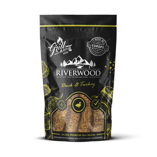 Hondensnacks met vlees | beloningssnacks | Grillmaster Eend & Kalkoen | 100 gram