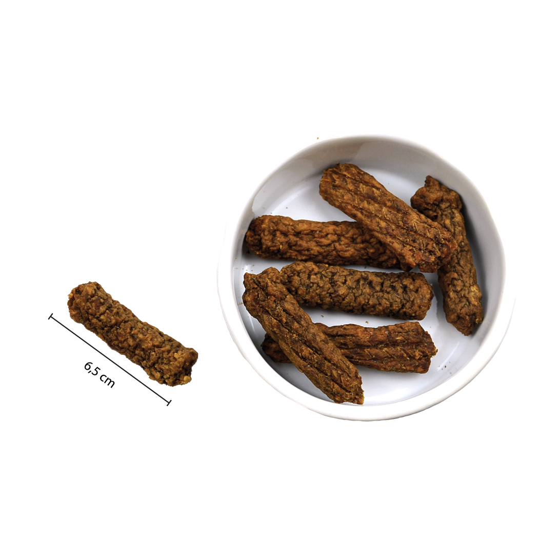 Hondensnacks met vlees | beloningssnacks | Grillmaster Eend & Kalkoen | 100 gram