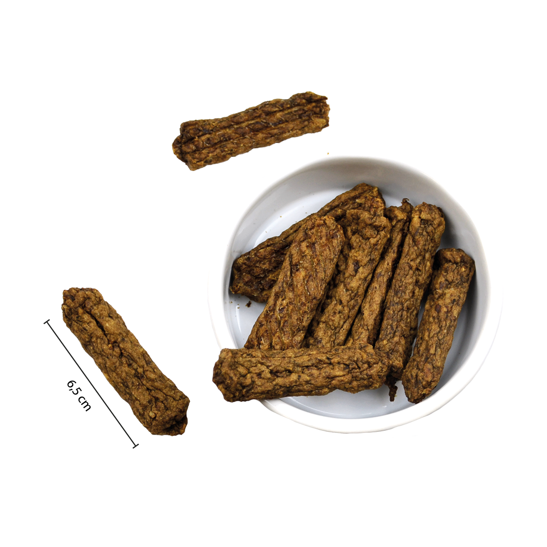 Friandises pour chiens à la viande | friandises de récompense | Grillmaster Lapin & Dinde | 100 grammes