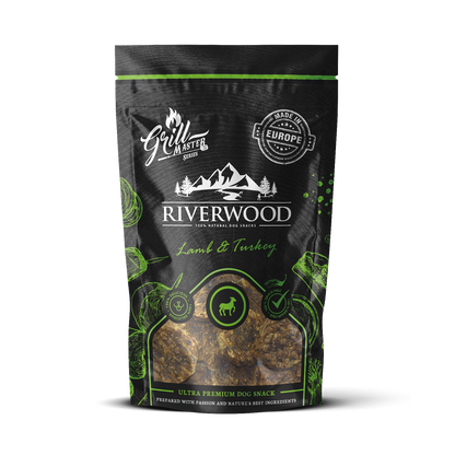 Hundesnacks mit Fleisch | Belohnungssnacks | Grillmaster Lamm & Pute | 100 Gramm