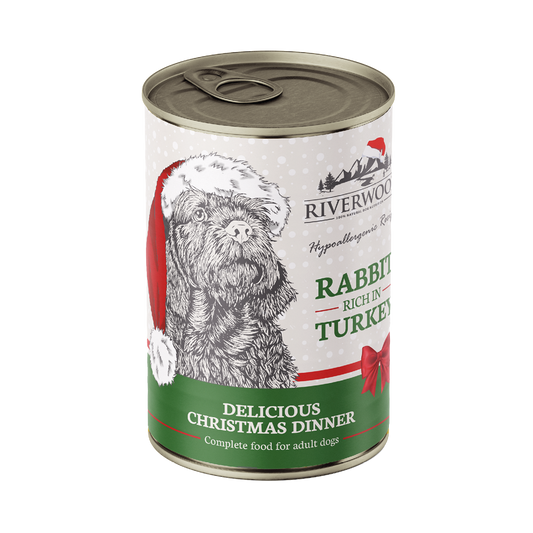 Natvoeding met vlees | kerstmaaltijd | Konijn & Kalkoen | 400 gram
